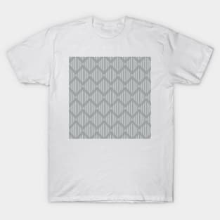 Grey zig zag pattern T-Shirt